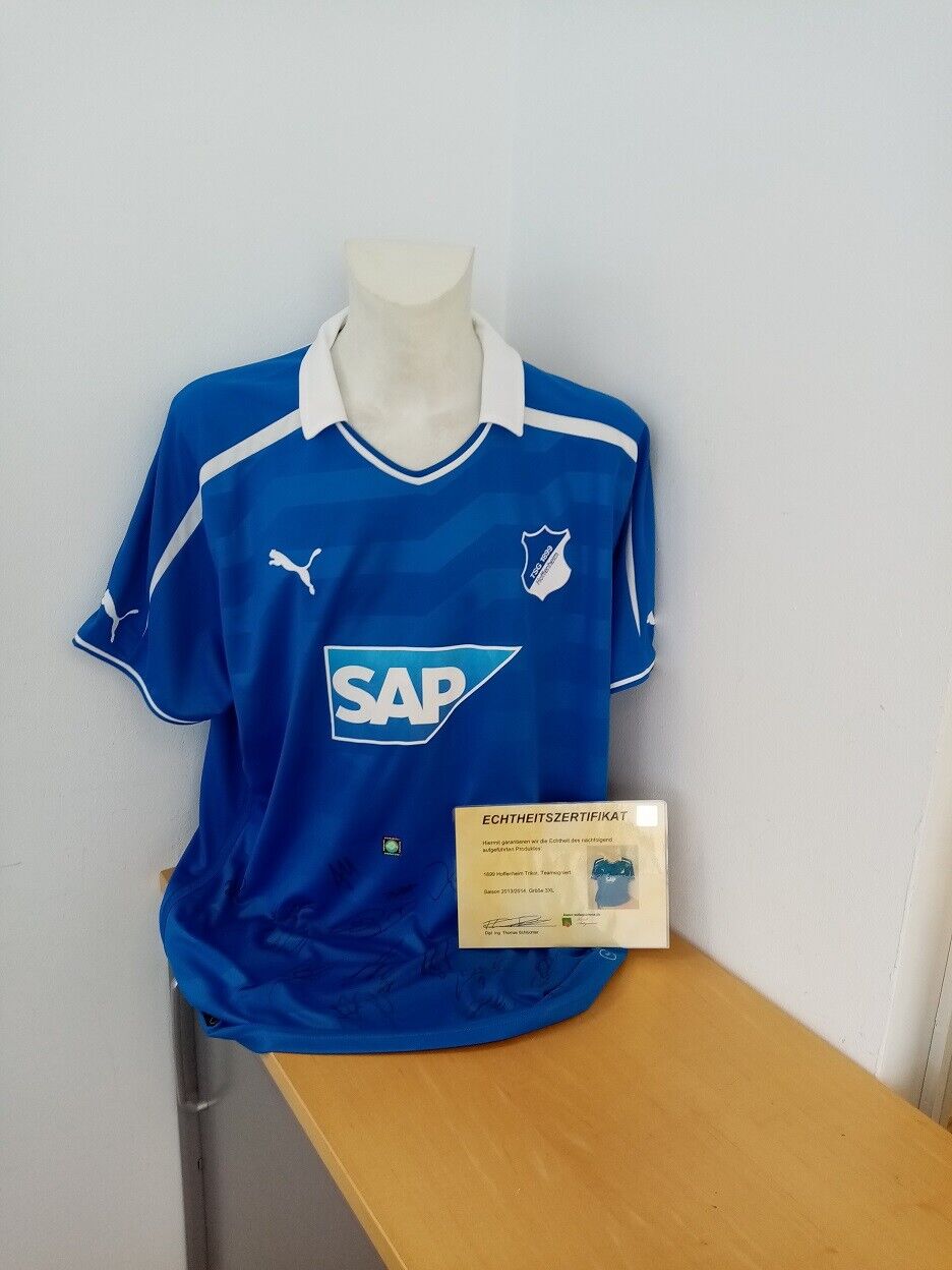 TSG 1899 Hoffenheim Jersey 2013/2014 Team Signed Autograph Football Puma New 3XL