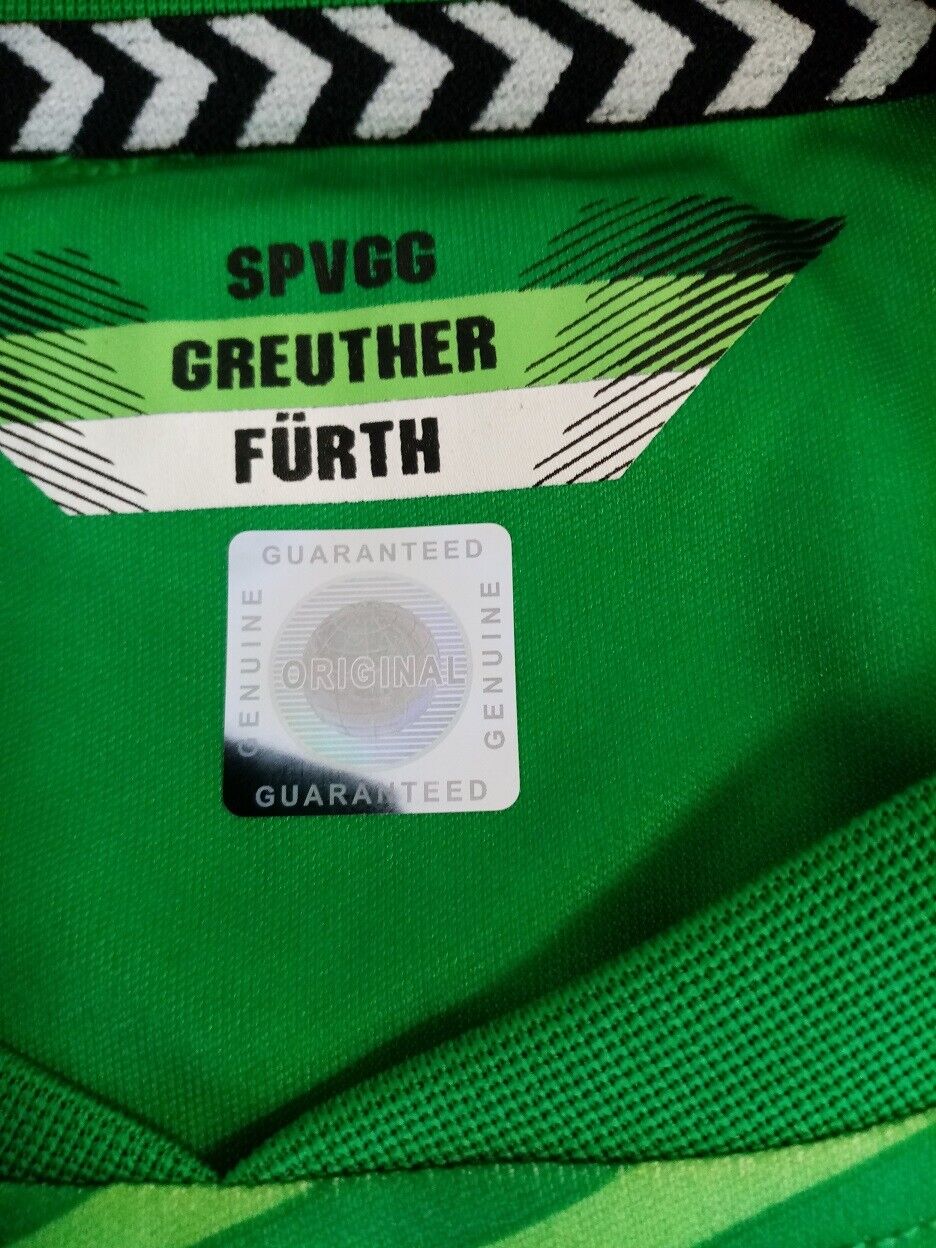 Greuther Fürth Jersey 2016/2017 Team Signed Autograph Football Hummel Size S