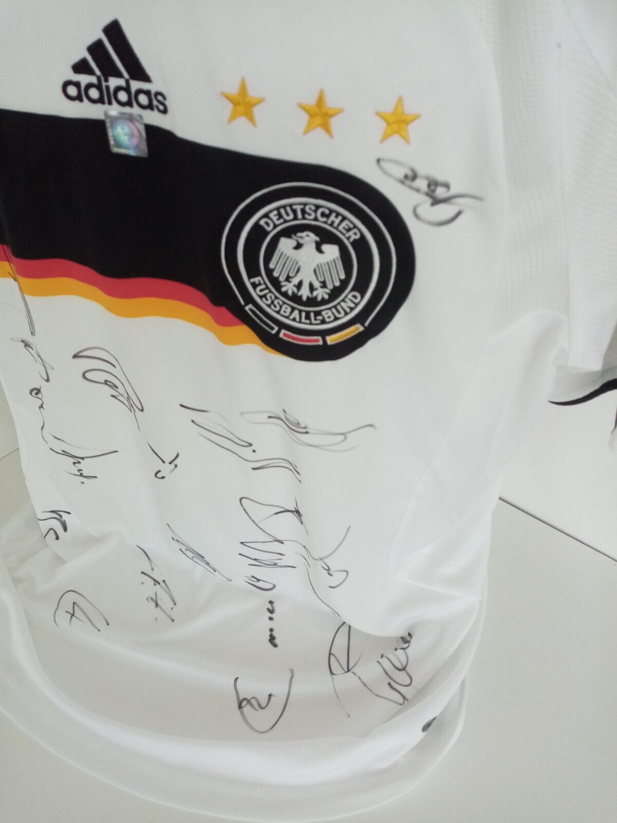 Germany Jersey EM 2008 Team Signed Autograph Football DFB Adidas Euro COA XL