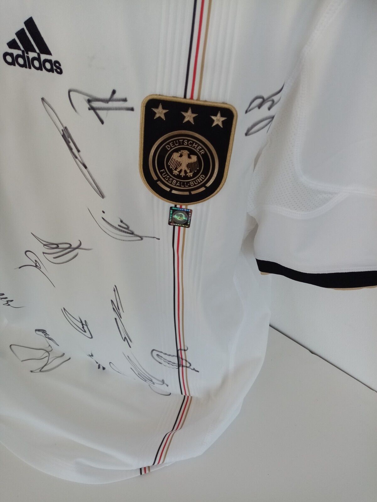 Germany jersey World Cup 2010 team signed DFB football autograph adidas new XL