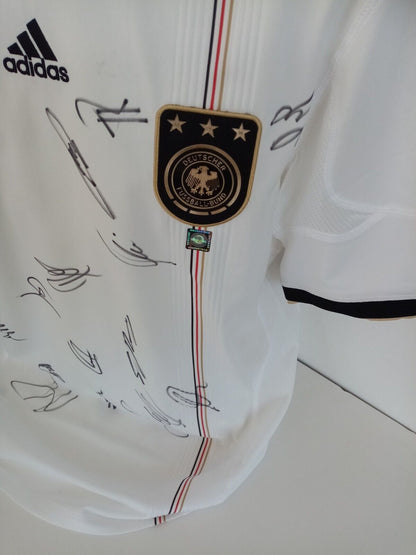 Germany jersey World Cup 2010 team signed DFB football autograph adidas new XL