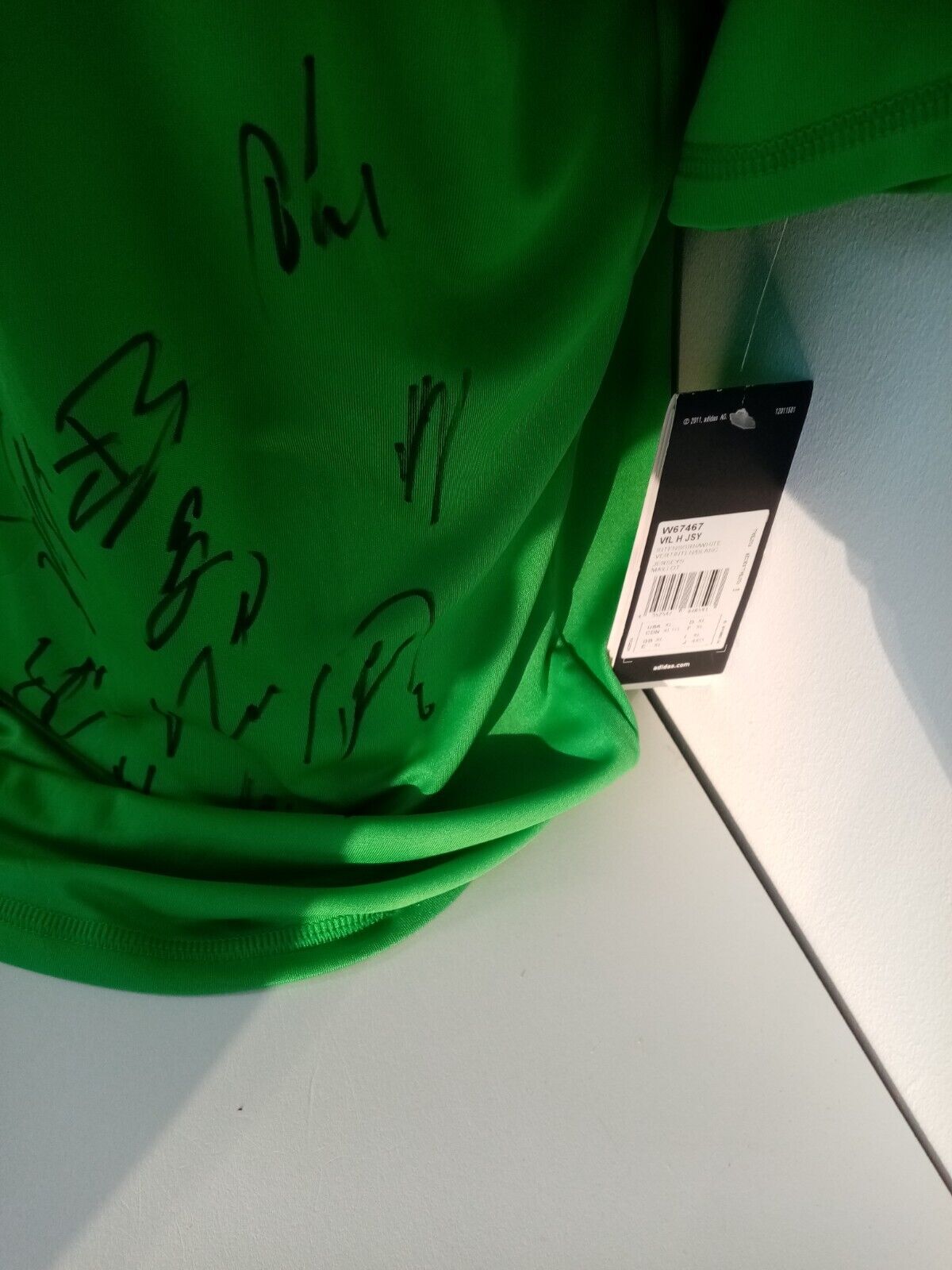 VFL Wolfsburg Jersey 2012/2013 Team Signed COA Autograph Adidas Bundesliga XL