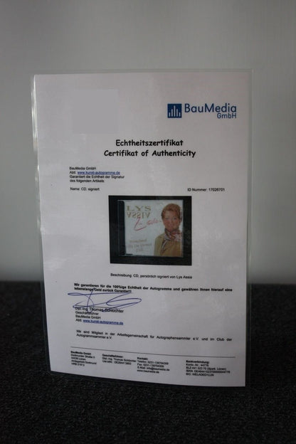 CD, Lys Assia signed, sometimes a little song, music, charts, German helps