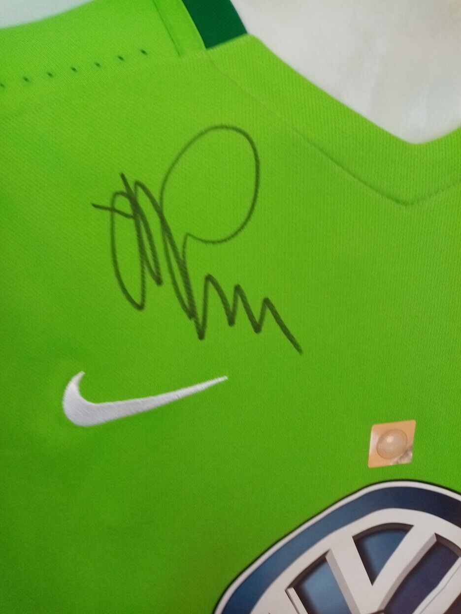 VfL Wolfsburg jersey 2016/2017 team signed wolves autograph football new nike l