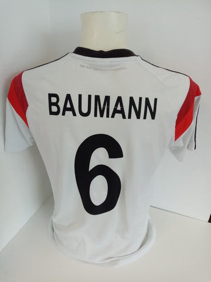 Germany shirt Frank Baumann signed DFB signature jersey adidas Werder S