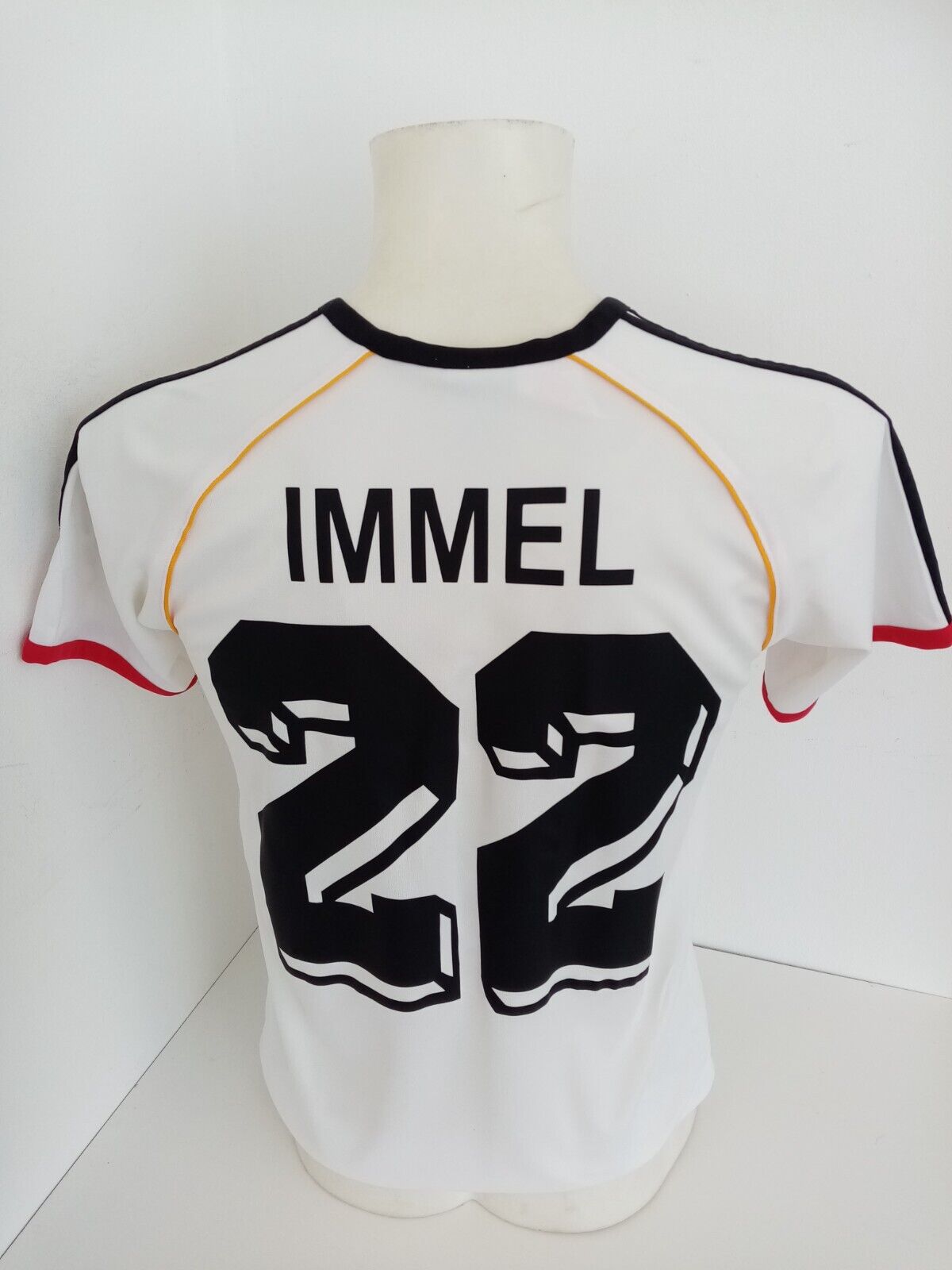 Germany Shirt Eike Immel signed DFB signature jersey Adidas COA 164