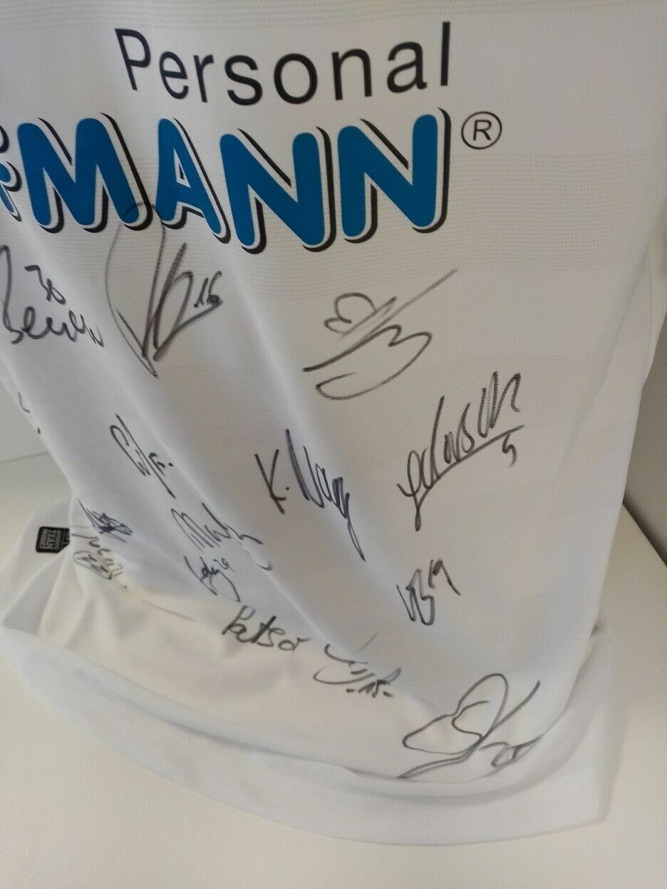 Greuther Fürth Trikot 2017/2018 team signed autograph signature Hummel XL