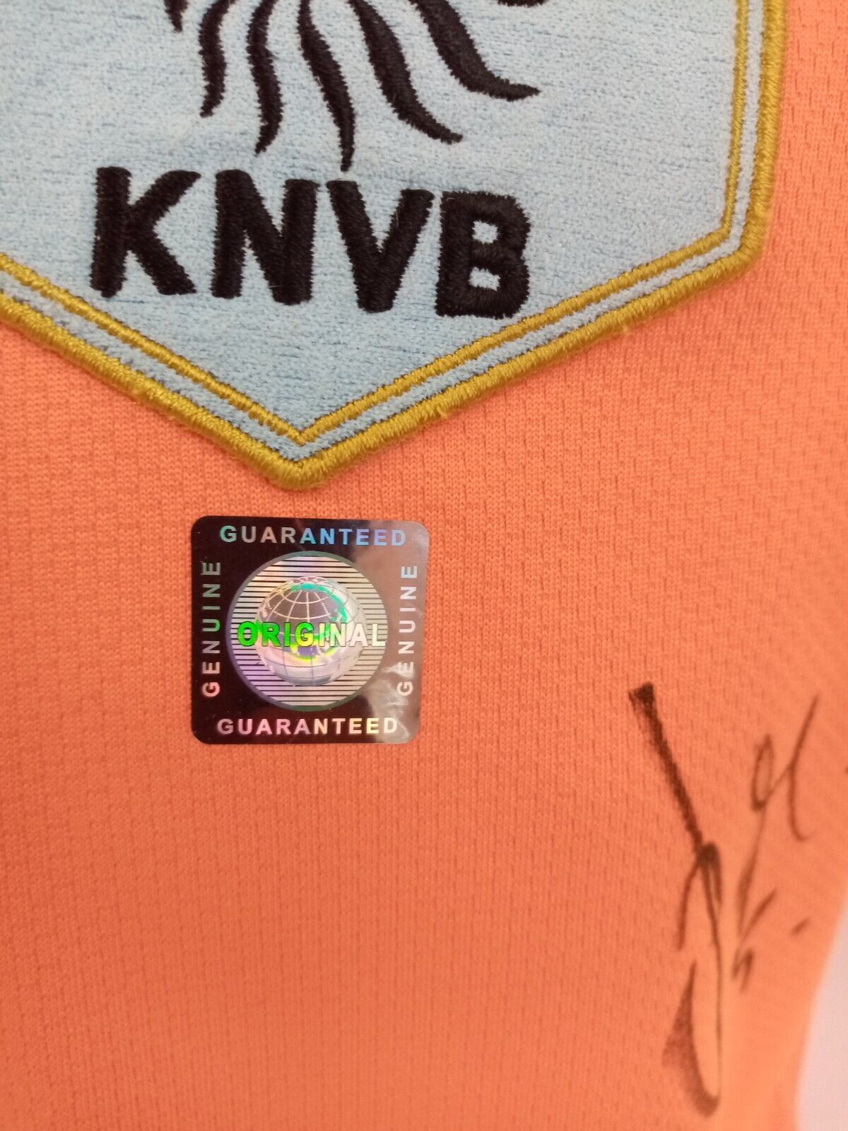 Netherlands Jersey Signed Holland Autograph Football COA Signature Nike S