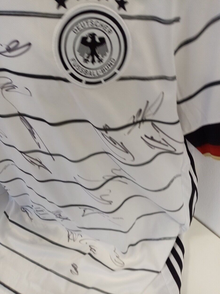 Germany Jersey EM 2020/2021 Team Signed DFB Football Autograph Adidas New XL