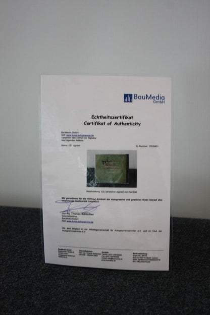 CD, Karl Dall Signed, Good Luck, Music, Autogram, Singing, Song, Television