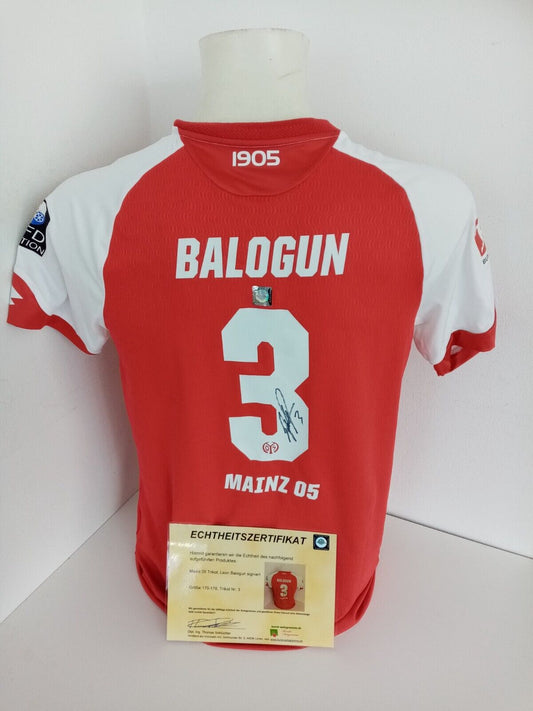 FSV Mainz 05 jersey Leon Balogun signed New Bundesliga autograph Lotto 170-176