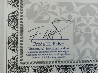 Boxing glove Anthony Joshua signed signature autograph boxing england coa