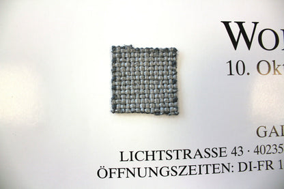 Lámina artística firmada a mano por Christo y Jeanne-Claude + tejido original del Reichstag 