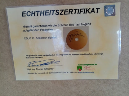 CD / Rohling G. G. Anderson signed + album as part of autograph music Schlager