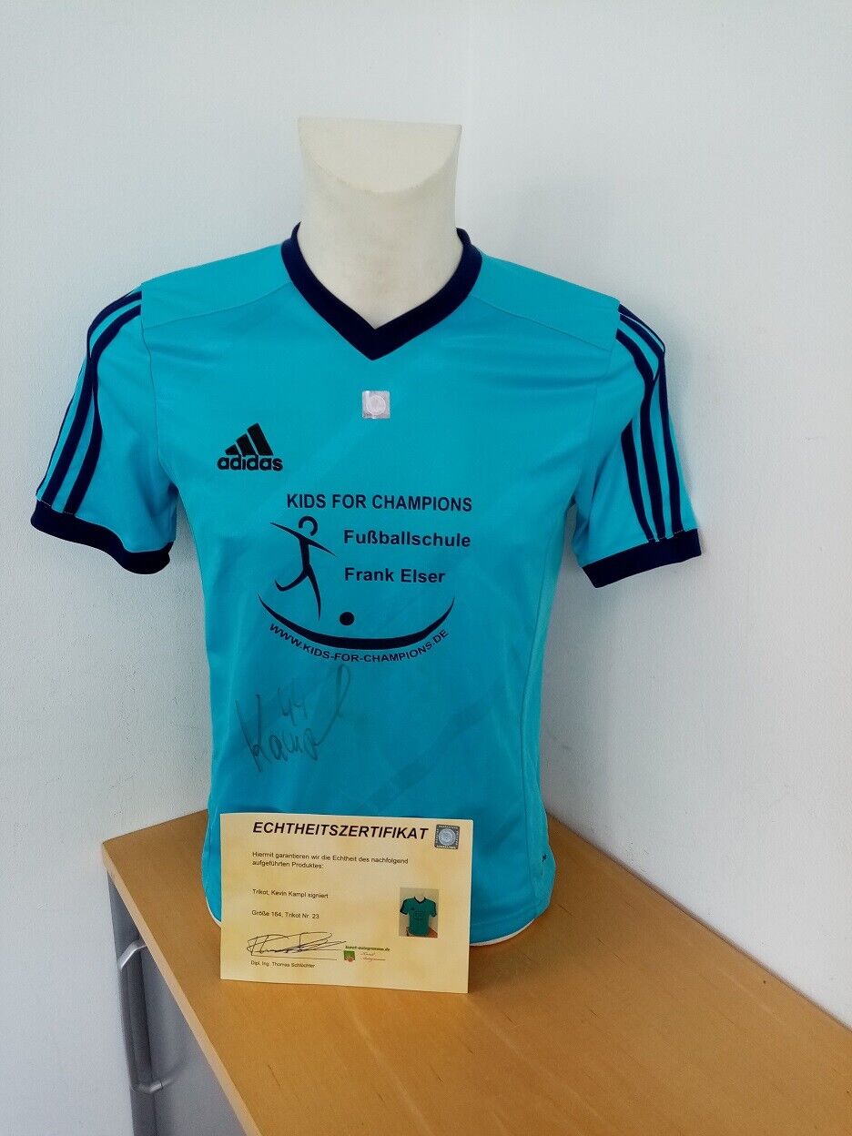 Frank Elser Football School Jersey Kampl signed autograph football Adidas 164