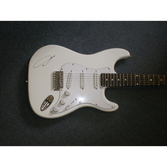 Electric guitar, guitar signed by Michael Wendler