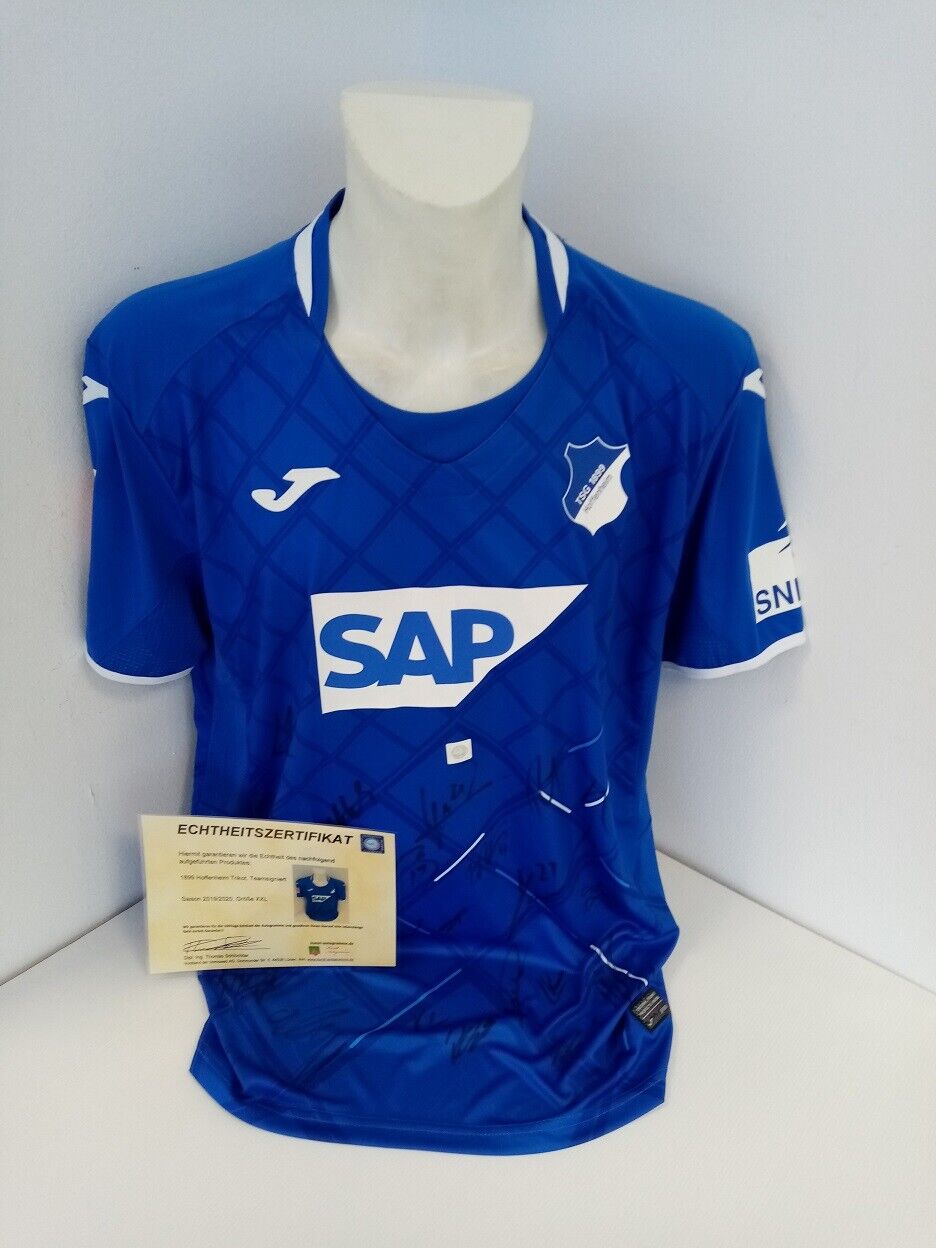 1899 Hoffenheim Jersey 19/20 Team Signed Autograph Football Bundesliga Joma XXL