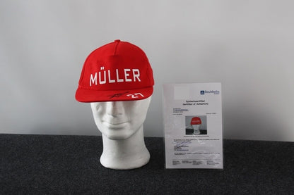 Cap, Nicolai Müller signed, Mainz 05, Hamburger SV, football, autograph, new