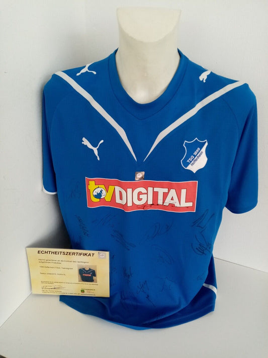 1899 Hoffenheim Jersey 09/10 Team Signed Autograph Football Bundesliga Puma XL