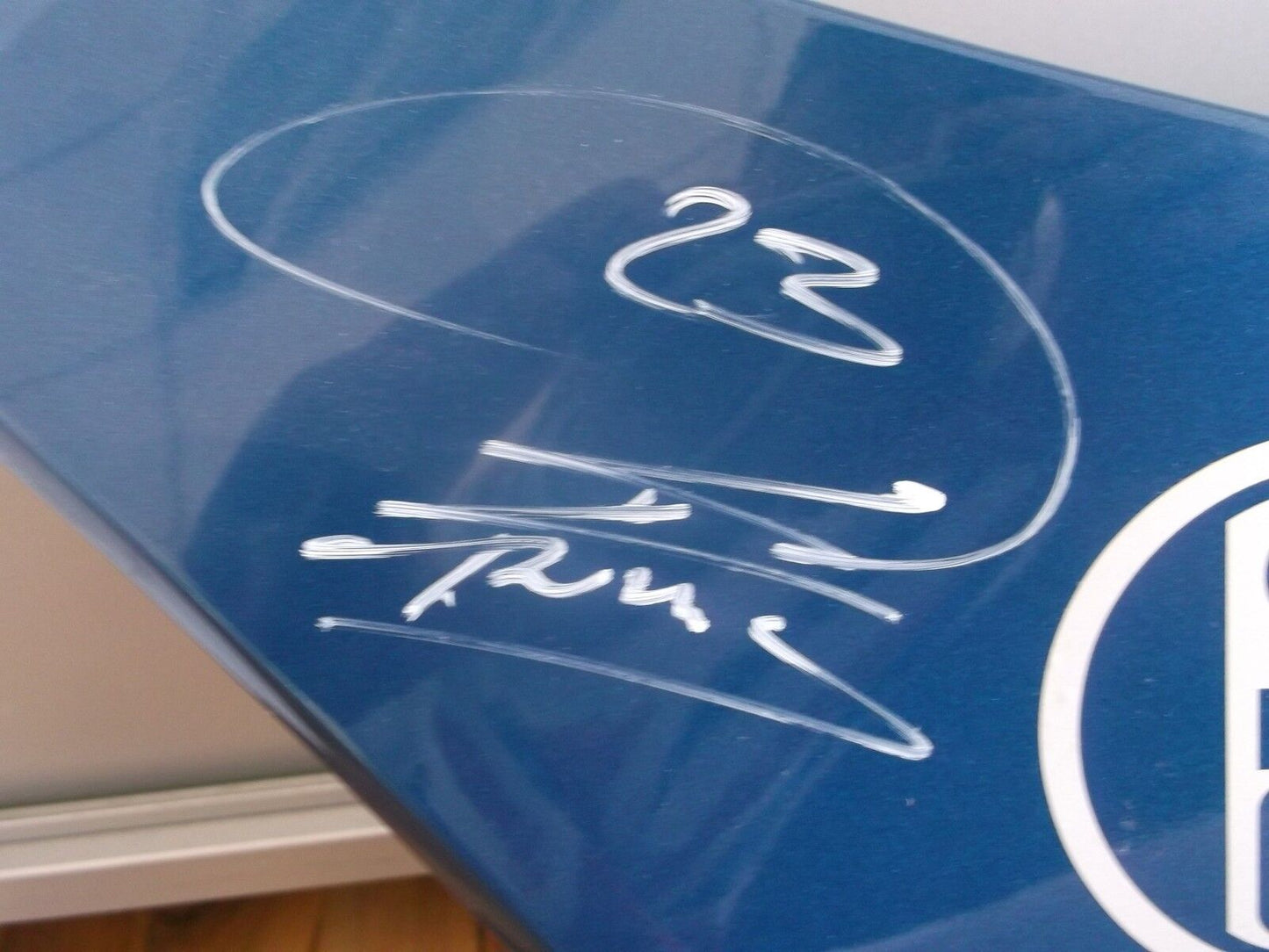 Hood for Smart 451 signed by Schalke players