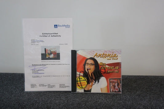 CD, Antonia signed, Antonia from Tyrol, Hey, what's up, music, charts, singing