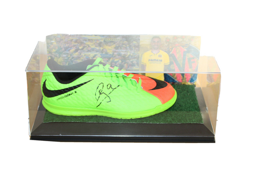 Football Boot Paco Alcacer signed Villareal Spain La Liga Football Nike New