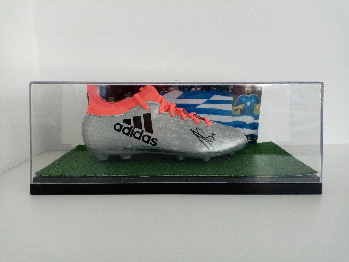 Football boot Sokratis signed shoe football Adidas Greece autograph new