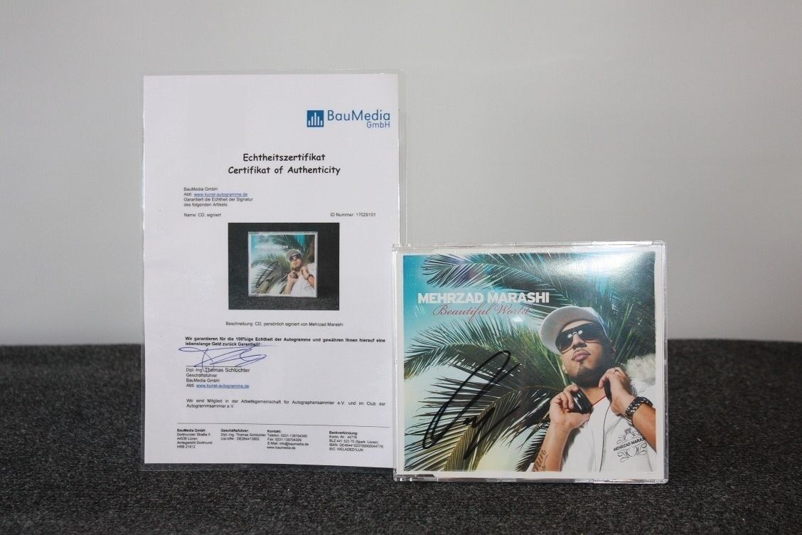 CD, Mehrzad Marashi signed, Deutschland sucht den Superstar, Music, New, DSDS