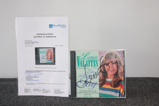 CD, Lena Valaitis signed, Ein schöner Tag, Music, German, Singer, Autograph