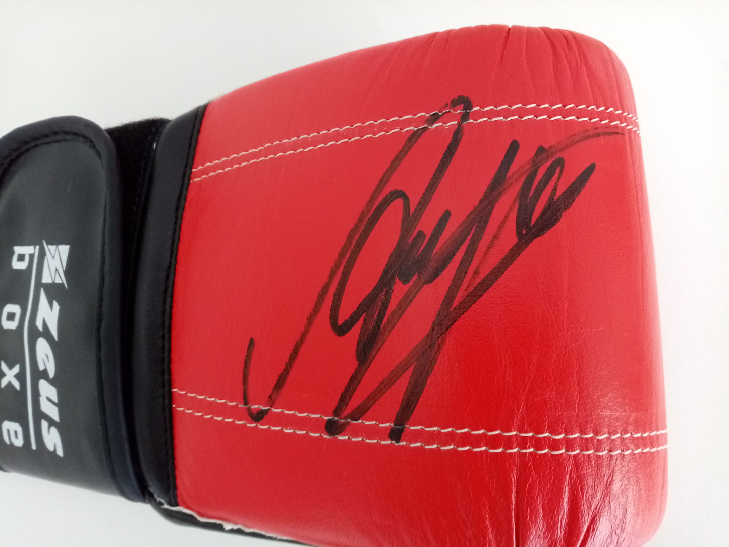 Punching Bag Gloves Axel Schulz signed Autograph Signature Boxing New COA